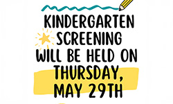  Hartford CSD to Hold Kindergarten Registration and Screening on May 29